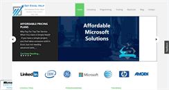 Desktop Screenshot of getexcelhelp.com